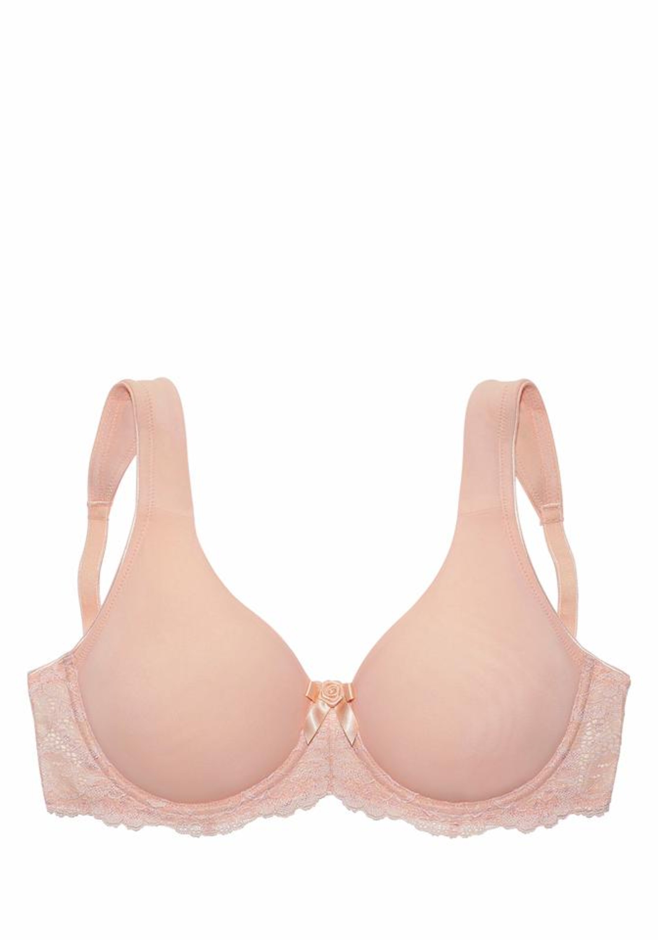 NUANCE - T-Shirt-BH in pfirsich
