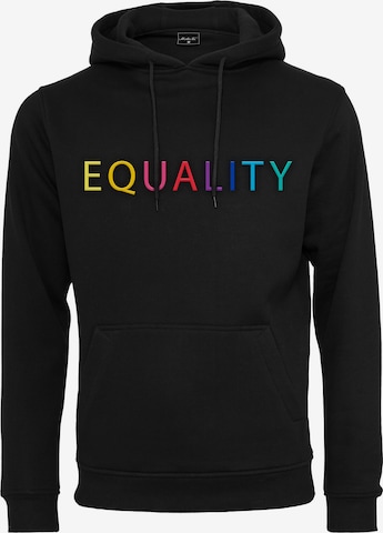 Mister Tee Sweatshirt 'Equality' in Schwarz: predná strana