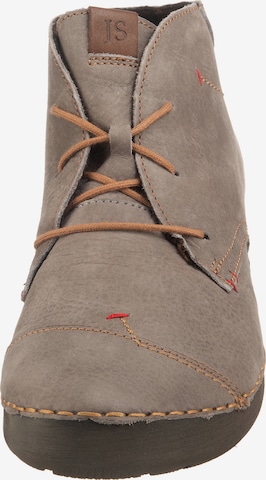 JOSEF SEIBEL Lace-Up Ankle Boots 'Fergey' in Grey