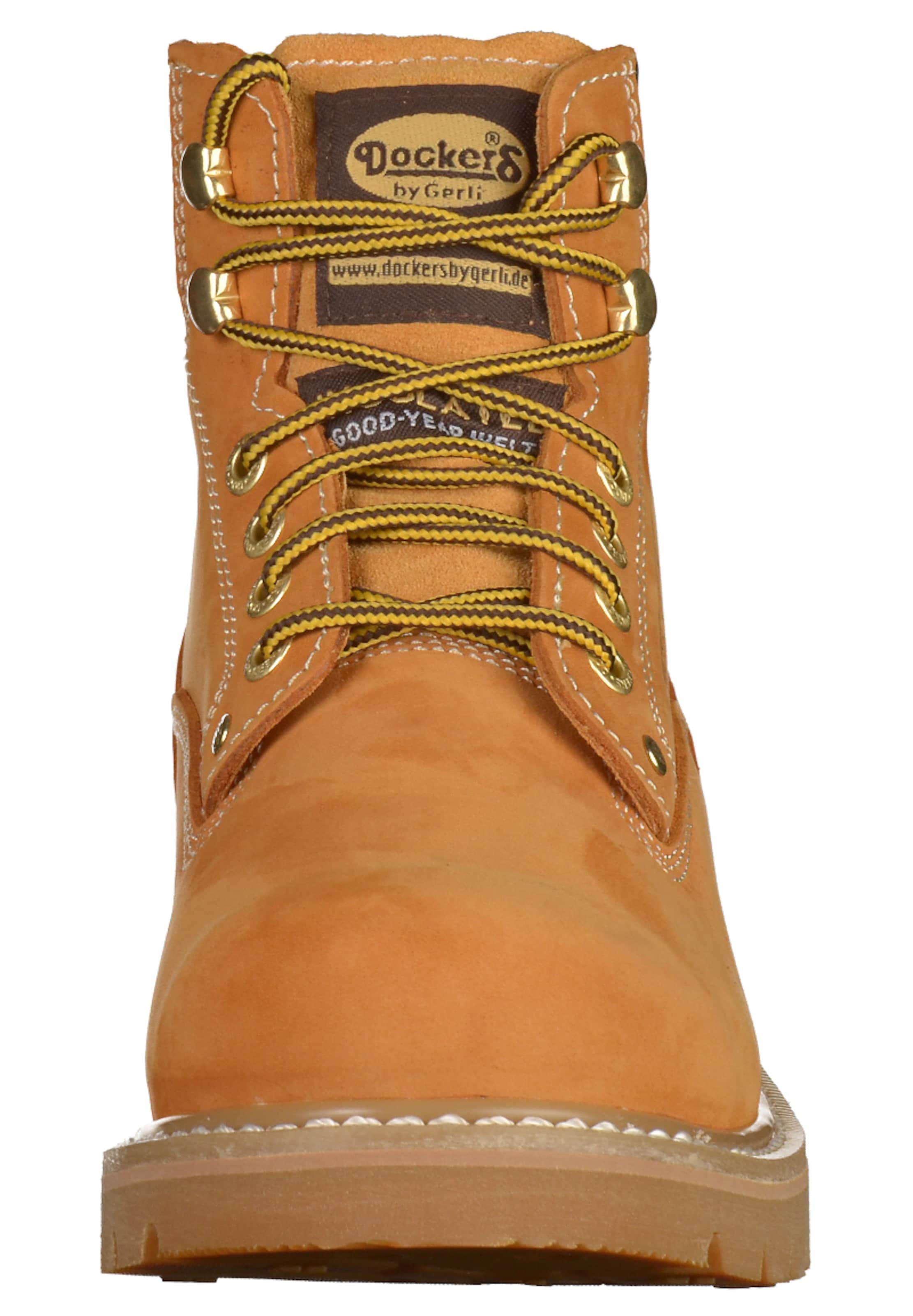 Dockers by Gerli - Botas com atacadores 'Darmstadt' em castanho