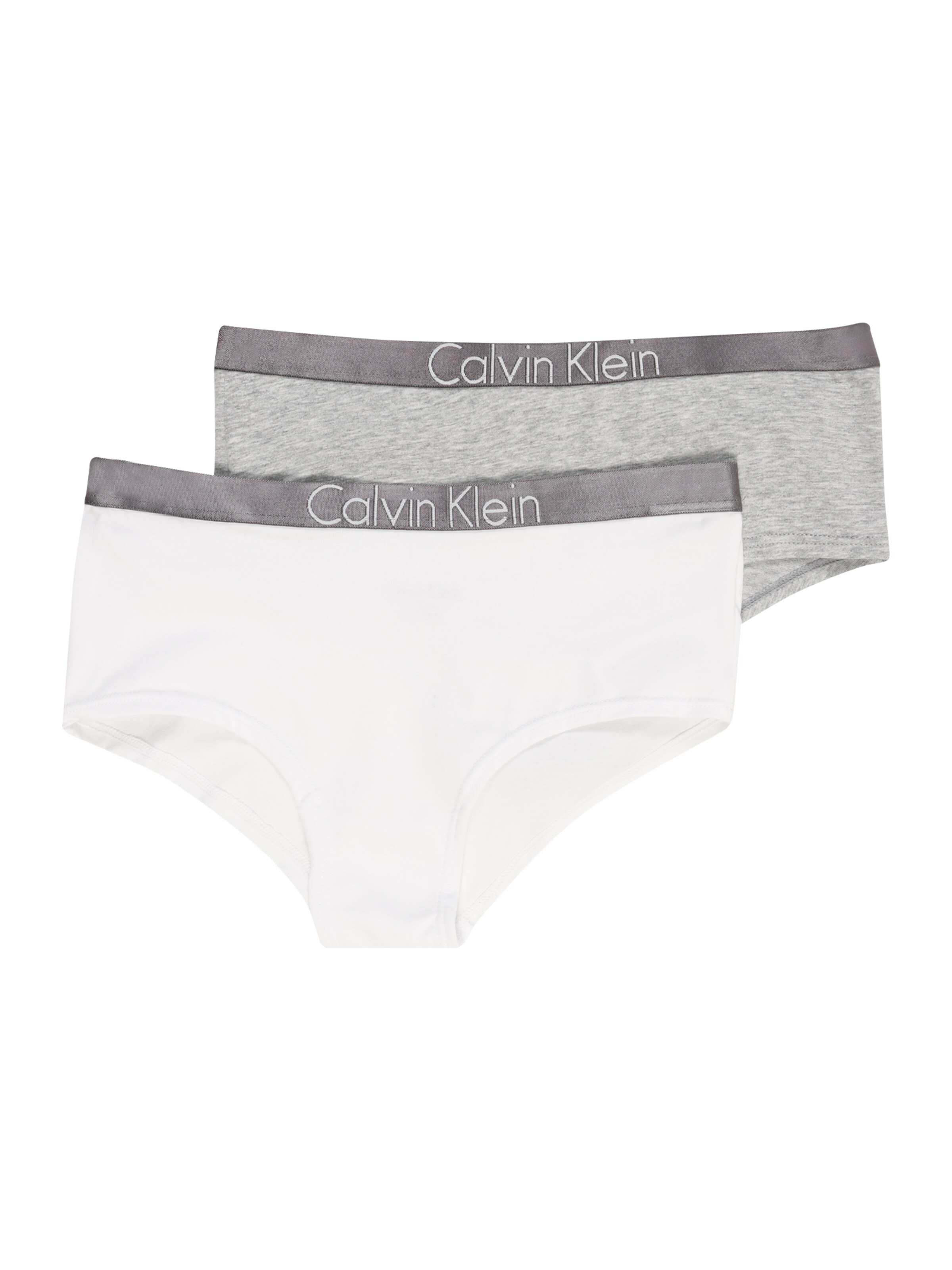 Calvin Klein Underwear - Onderbroek '2 PACK SHORTY' in de kleur Grijs gemêleerd