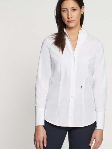 Camicia da donna 'Schwarze Rose' di SEIDENSTICKER in bianco