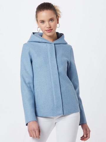 Veste mi-saison 'ONLSIRI BONDED HOOD JACKET' ONLY en bleu : devant