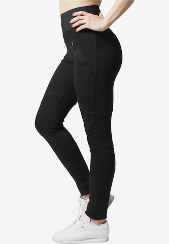 Urban Classics Skinny Leggings in Black