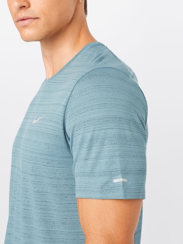 T-Shirt fonctionnel 'Miler' NIKE en bleu