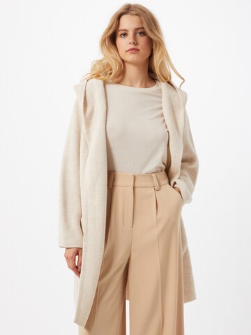 Zwillingsherz Cardigan 'Annabell' i beige: forside