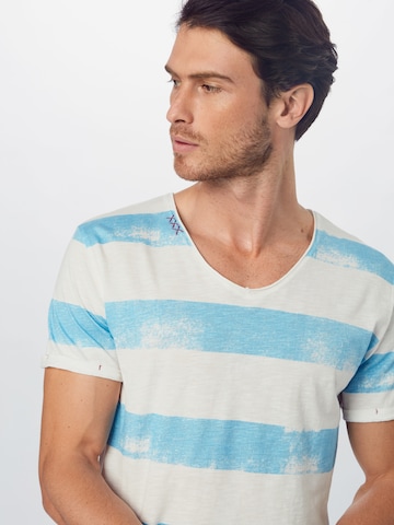 Key Largo - Regular Fit Camisa 'MT AIRFLIGHT' em azul