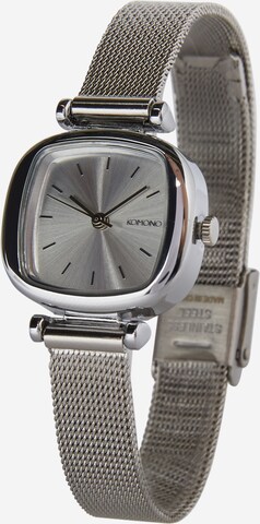 Komono Analog watch 'Moneypenny Royale' in Silver: front