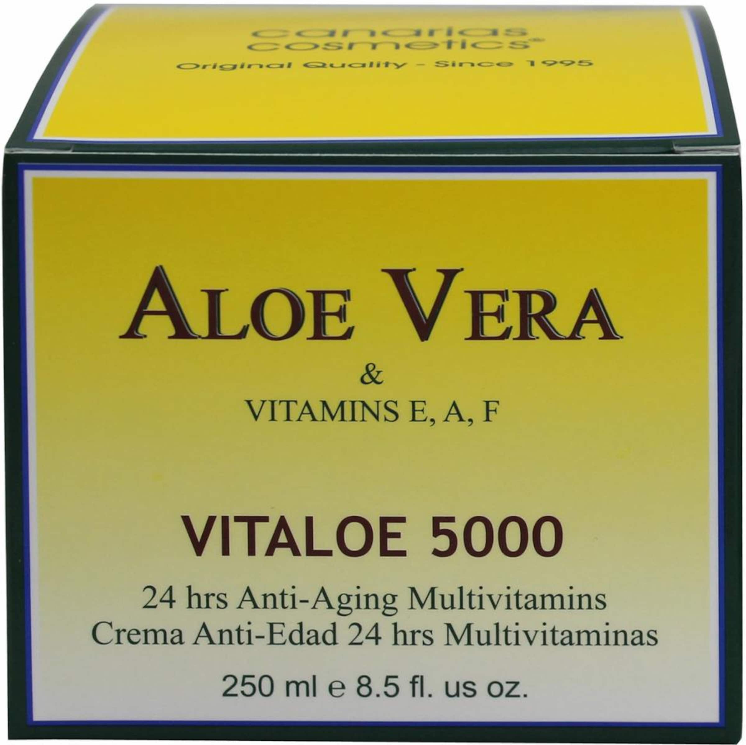 canarias cosmetics Vitaloe 5000, Anti-Aging Creme in Mint 