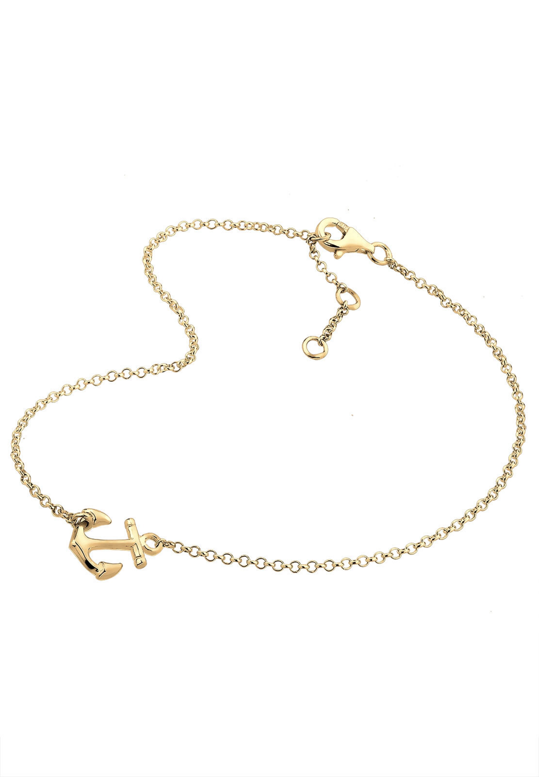 ELLI Voetsieraden 'Anker' in Goud