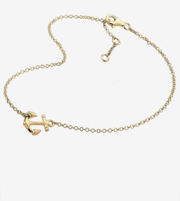 ELLI Foot Jewelry 'Anker' in Gold