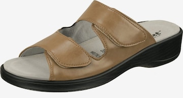 Natural Feet Mules 'Leonie' in Brown: front