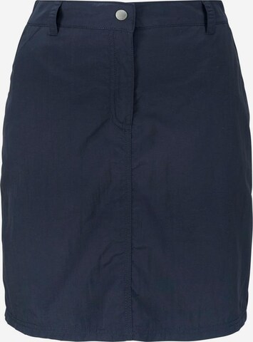 JACK WOLFSKIN Athletic Skorts 'Kalahari' in Blue: front