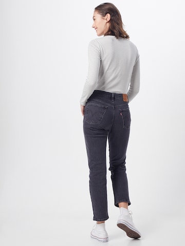 LEVI'S ® Regular Jeans '501 Crop' in Grijs: terug