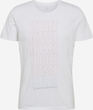 EINSTEIN & NEWTON Regular fit T-shirt 'Jetset' i vit: framsida