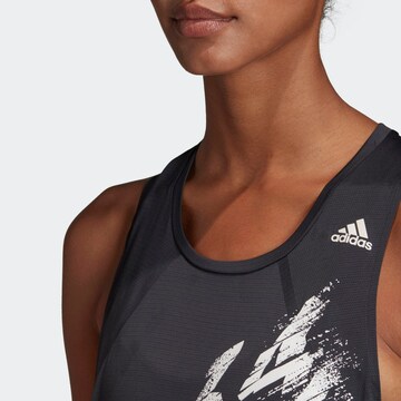 ADIDAS SPORTSWEAR Sports Top 'Speed' in Black: front