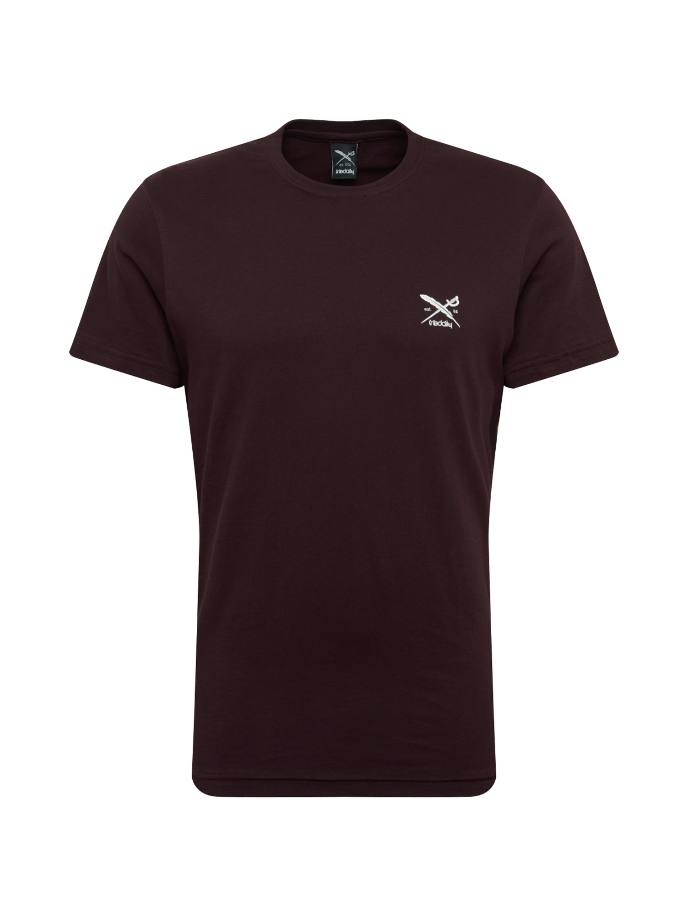 T-Shirt Iriedaily en rouge : devant