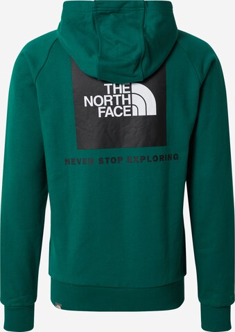 THE NORTH FACE Regular Fit Collegepaita 'Red Box' värissä vihreä