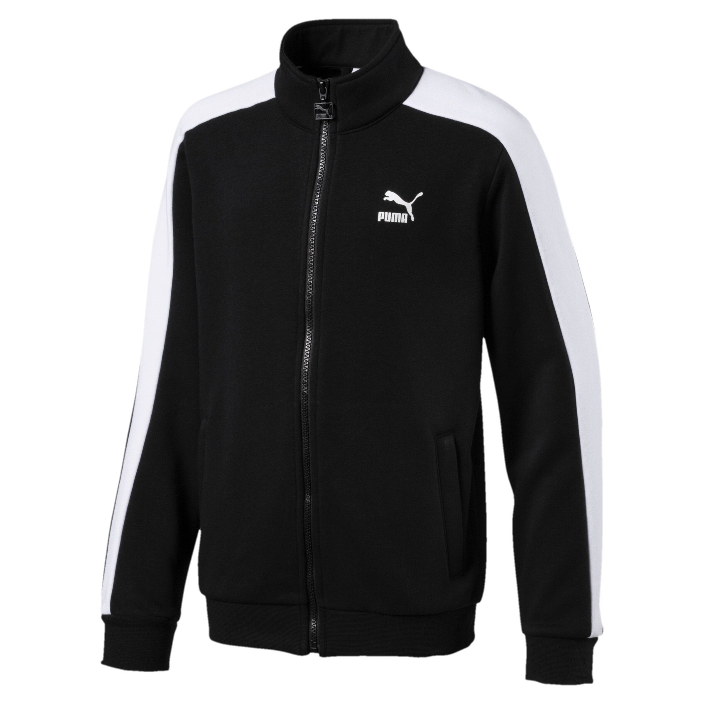 PUMA - Sportief sweatvest 'T7' in de kleur Zwart