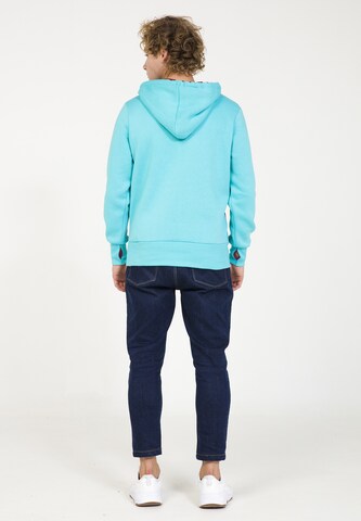 PLUS EIGHTEEN Kapuzenpullover in Blau