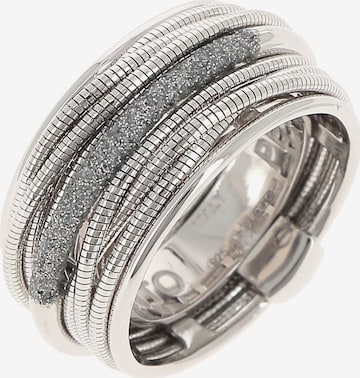 Pesavento Ring in Silver: front