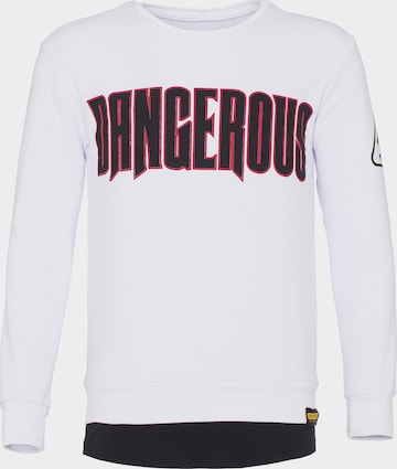 PLUS EIGHTEEN Sweatshirt in White: front