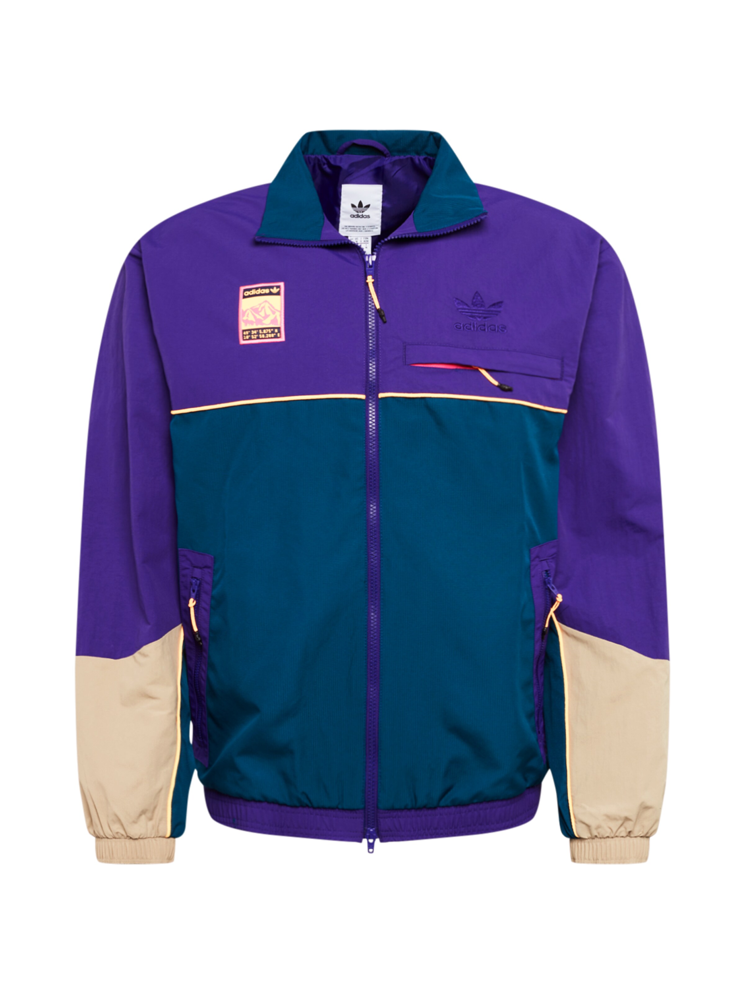 ADIDAS ORIGINALS - Tussenjas in de kleur Petrol