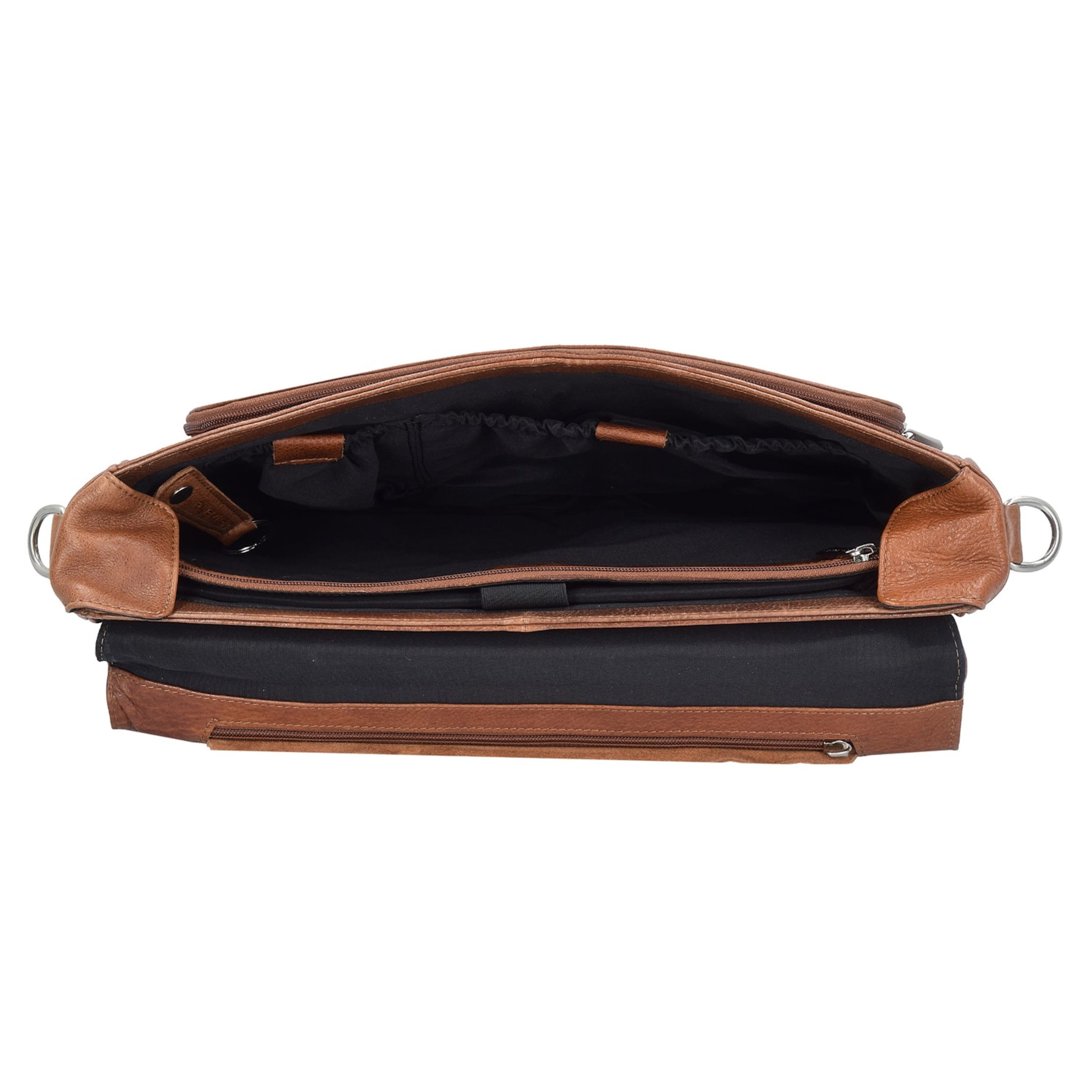 Plevier Document Bag in Brown