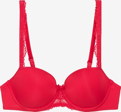 LingaDore Uni-fit balconette bra 'DAILY LACE' in rot, Produktansicht