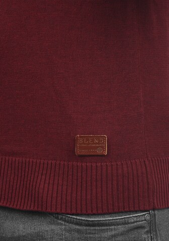 BLEND Strickpullover 'Lasse' in Rot