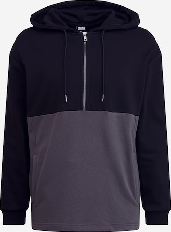 Urban Classics Regular fit Sweatshirt in Black: front