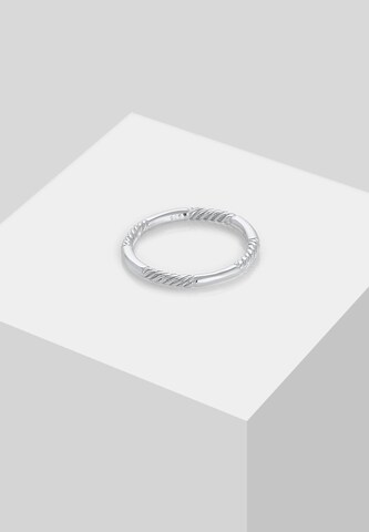 ELLI Ring 'Twisted' in Silber