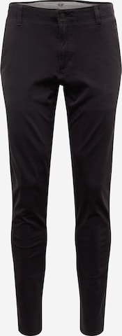 Dockers Skinny Trousers 'SMART 360 FLEX ALPHA SKINNY' in Black: front