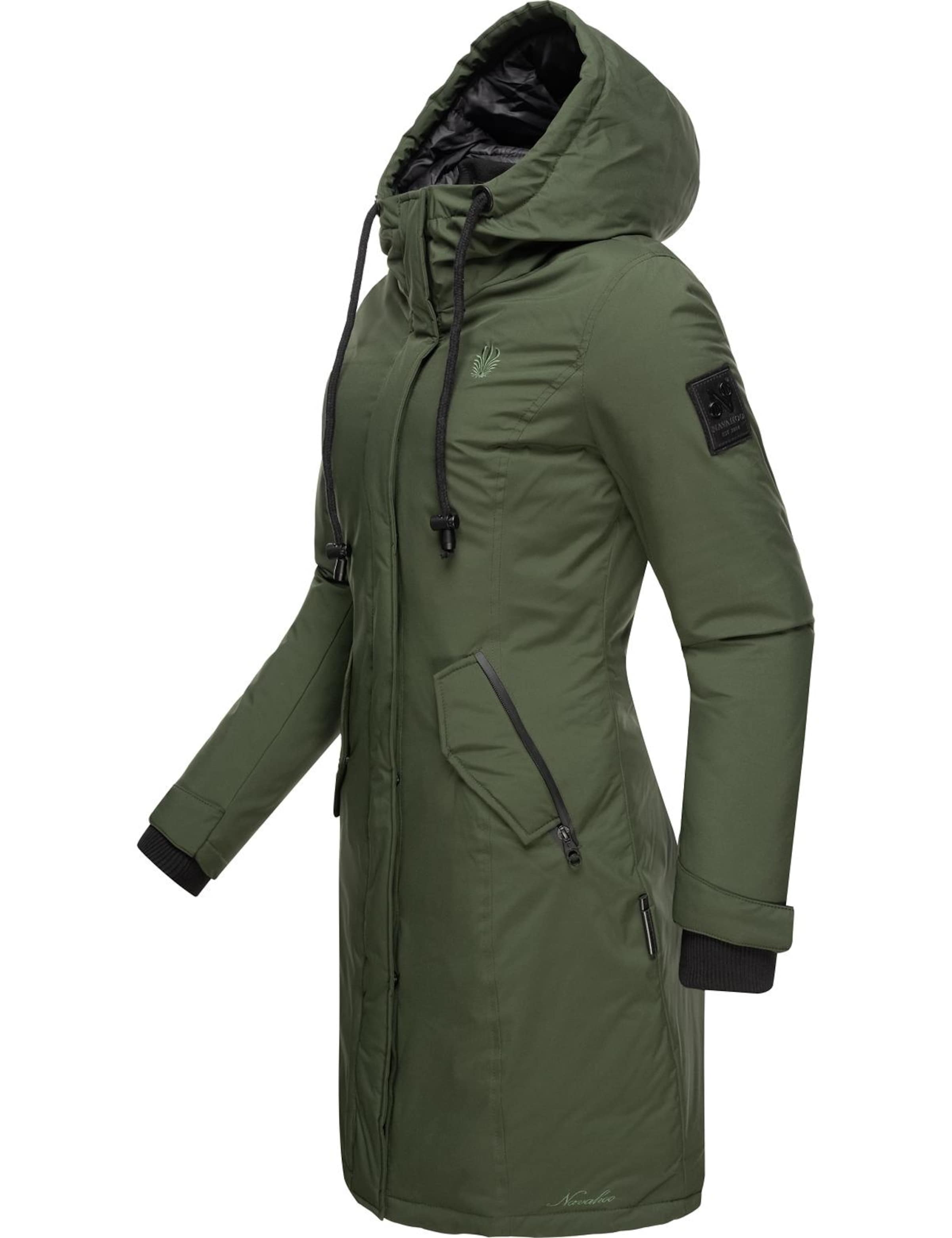 NAVAHOO Vinterkappa i grön