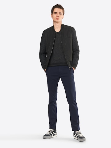 Coupe slim Pantalon chino BOSS en bleu