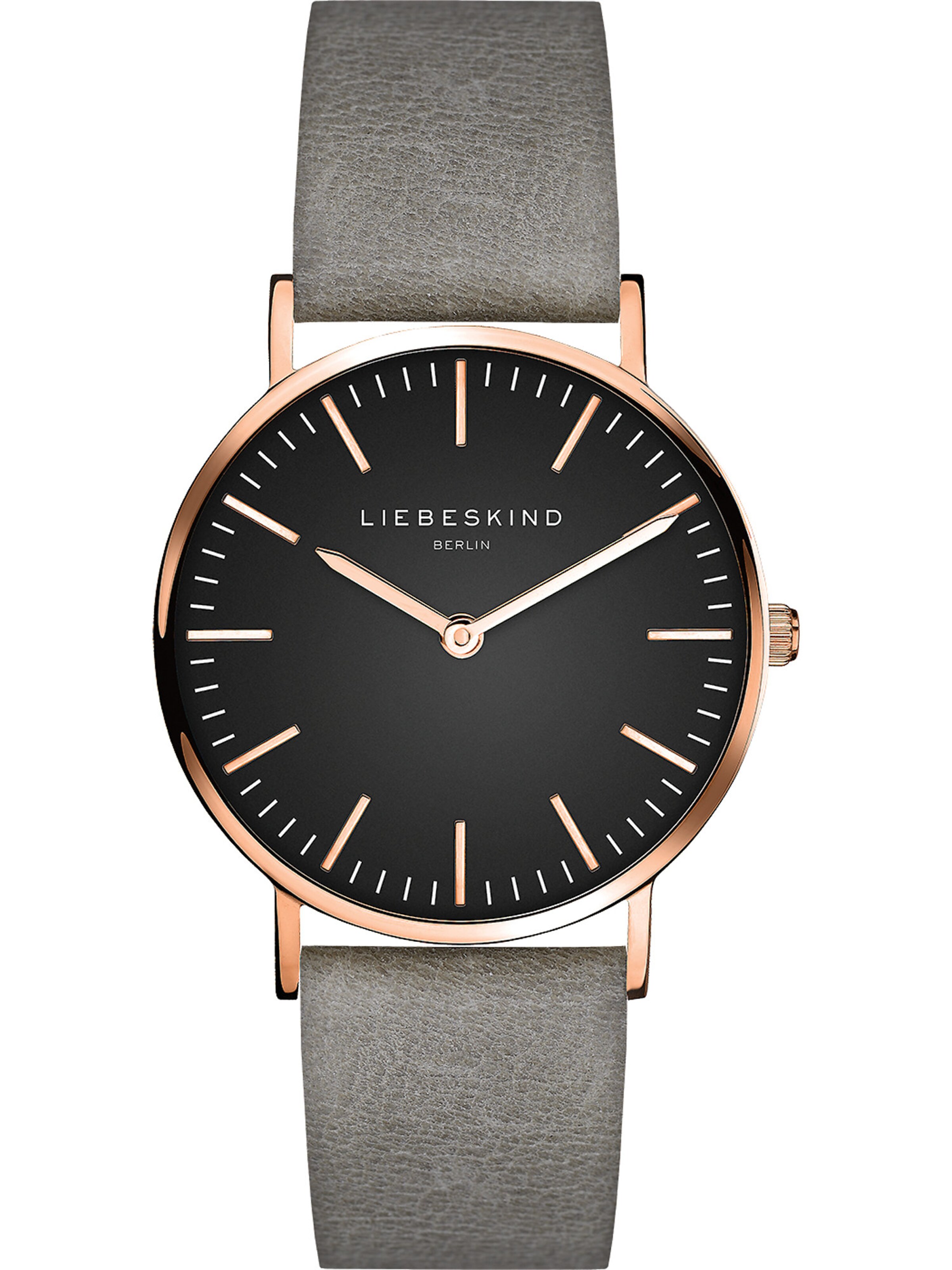 Montre à affichage analogique Liebeskind Berlin en gris : devant