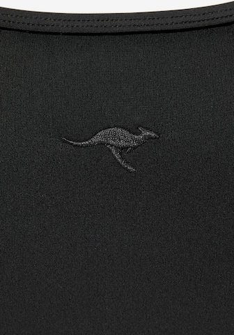 KangaROOS Bustier Muotoileva uimapuku värissä musta