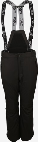 CMP Slimfit Outdoorbroek 'SALOPETTE' in Zwart: voorkant