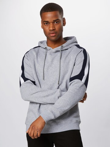 Sweat-shirt 'Terry Panel' Urban Classics en gris : devant