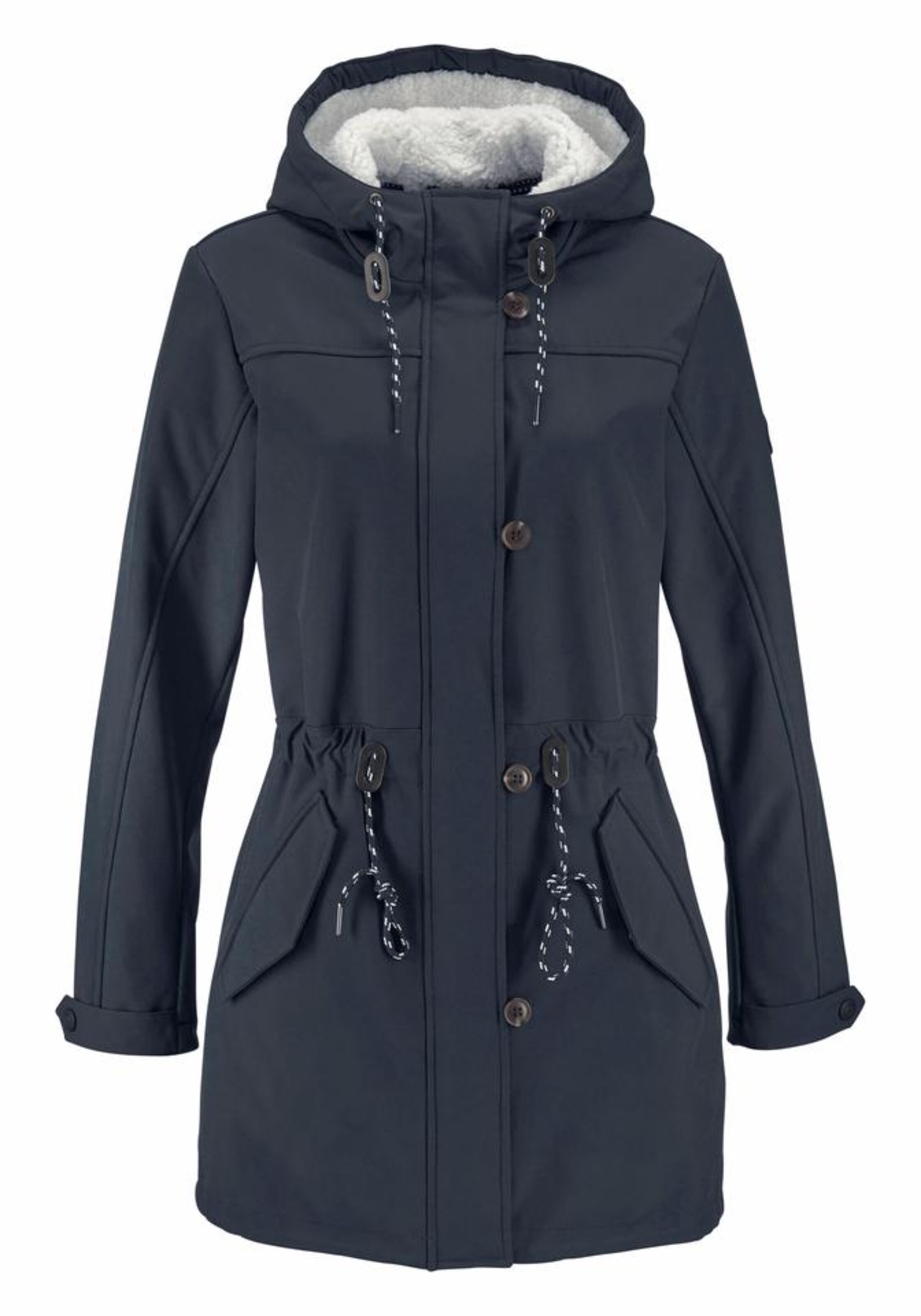 POLARINO - Softshelljacke in marine