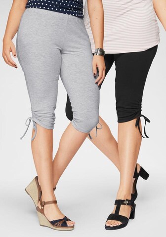 FLASHLIGHTS Skinny Leggings in Grey: front