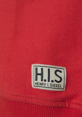 H.I.S Slaapshirt in Rood