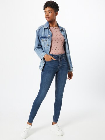 ESPRIT Skinny Džíny – modrá