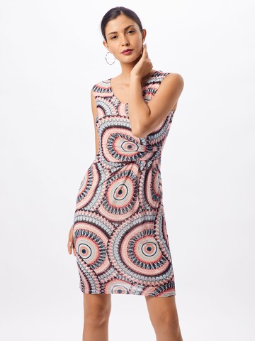Robe fourreau COMMA en mélange de couleurs : devant