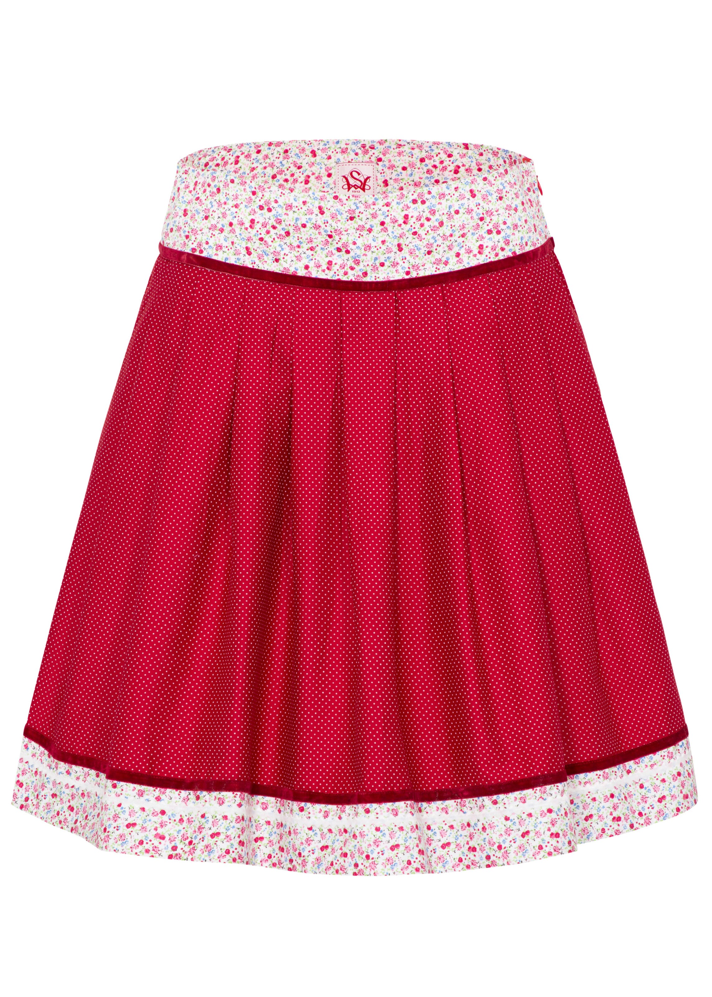 SPIETH & WENSKY - Trachtenrock "Mette" in rot