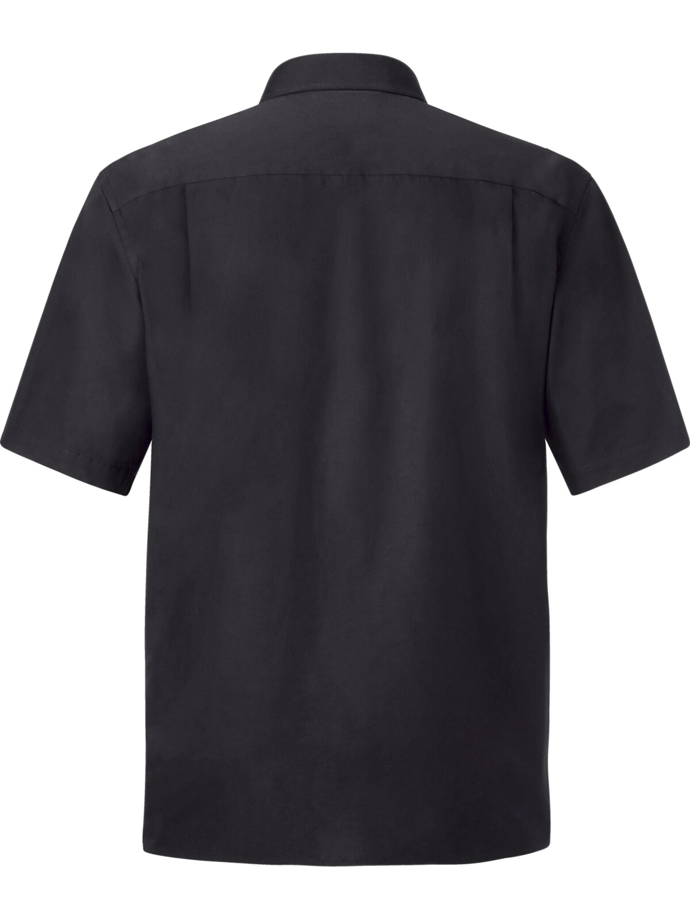 Jan Vanderstorm Comfort fit Button Up Shirt 'Meino' in Black