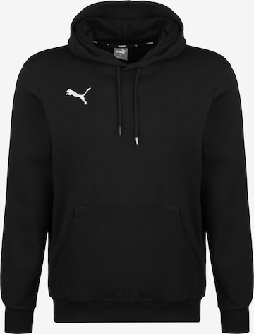 PUMA Sweatshirt 'Team Goal 23' in Zwart: voorkant