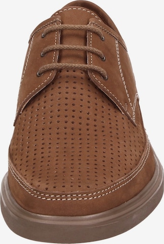 SIOUX Lace-Up Shoes 'Penol-XXL' in Brown