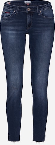 Tommy Jeans Skinny Jeansy 'Sophie Low Rise Skinny Ankle' w kolorze niebieski: przód