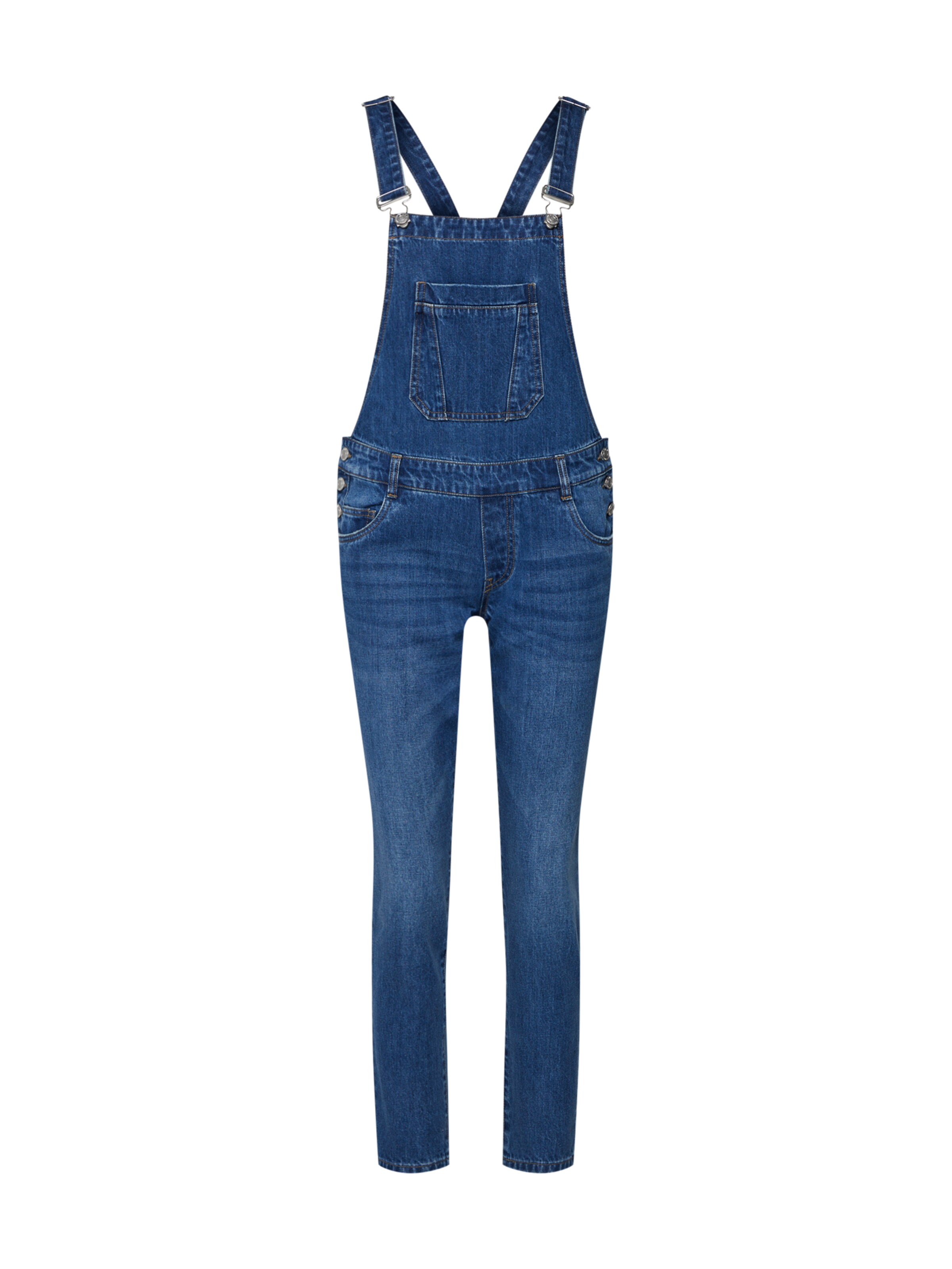 ONLY - Tuinbroek jeans 'Kim Witty' in de kleur Blauw denim